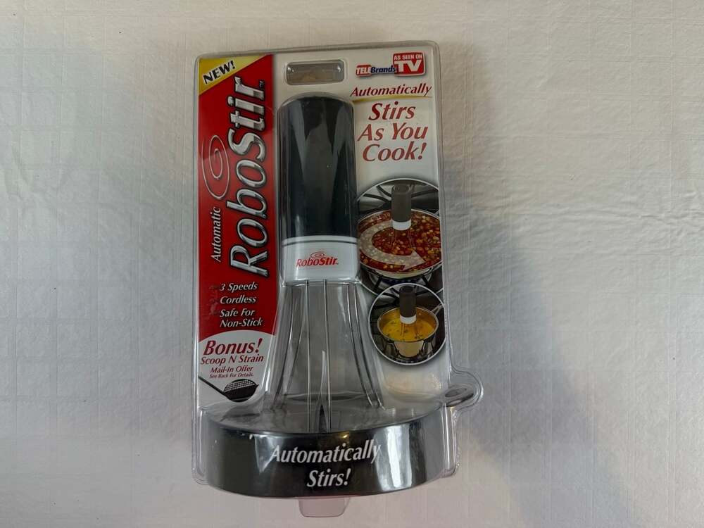 Robo Stir Automatic Cooking Pot Stirrer 3-Speed Cordless Non-Stick As Seen On TV